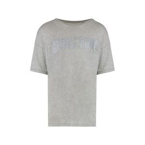 ERL Men's Graphic T-Shirt with Glitter Embellishment Men GREY T-Shirts